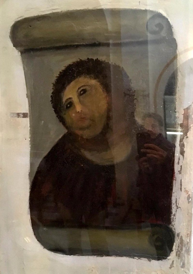 Νέα τραγική απόπειρα συντήρησης: Εφτιαξαν τη μορφή του Αγίου Γεωργίου να μοιάζει με καρτούν [εικόνες]  | iefimerida.gr 3