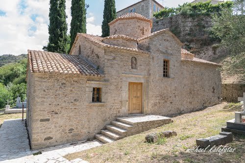 Η εκκλησία του Αγίου Νικολάου (13ος αιώνας) με τις εξαιρετικής τέχνης αγιογραφίες, μετά τις εργασίες αποκατάστασης