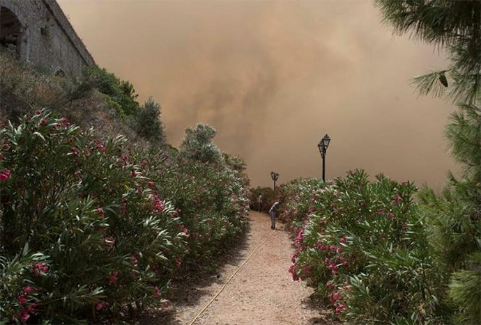 Υπό έλεγχο η πυρκαγιά στην Πύλο – Ασφαλή τα αρχαιολογικά μνημεία [εικόνες & βίντεο] | iefimerida.gr 4