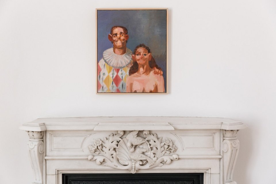 Εφευρετικά γλυπτά και πολύχρωμα ζωγραφικά του George Condo στο Μουσείο Κυκλαδικής Τέχνης [εικόνες] | iefimerida.gr 4