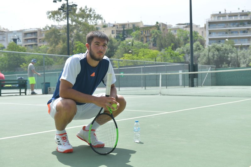 Ο Αλέξανδρος Σκορίλας 18 ετών, Επικεφαλής Εθνικής Ομάδας Tennis Νέων Ανδρών