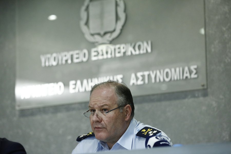 Ο αρχηγός της ΕΛΑΣ στρατηγός Κων. Τσουβάλας -Φωτογραφία: ΑΠΕ ΜΠΕ/ΓΙΑΝΝΗΣ ΚΟΛΕΣΙΔΗΣ