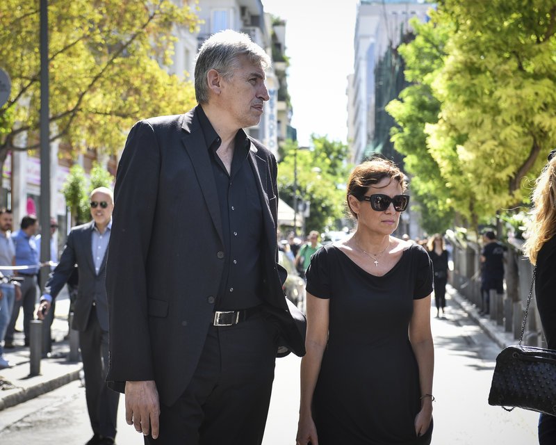 Ο Παναγιώτης Φασούλας με την σύζυγό του Μάσα