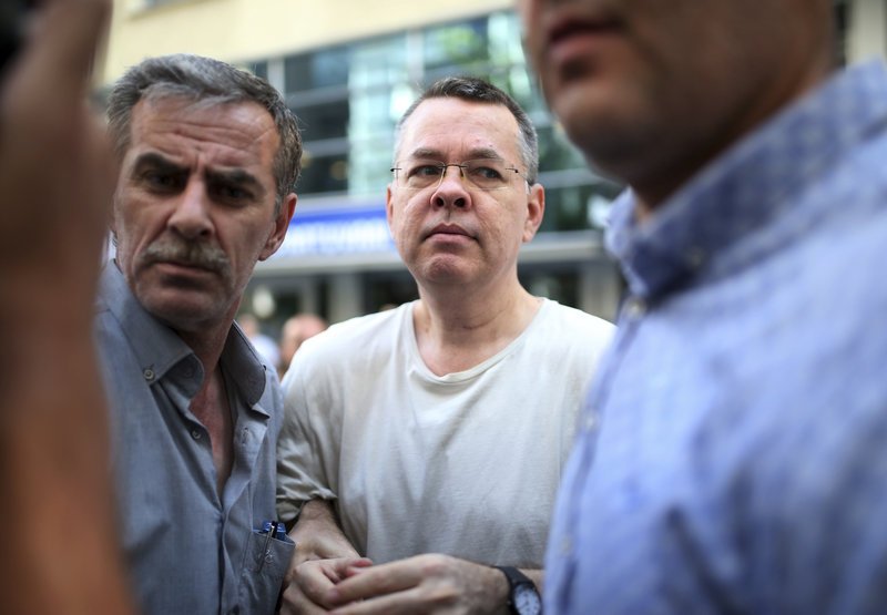 Ο Αμερικανός πάστορας Άντριου Μπράνσον (Φωτογραφία: ΑΡ)