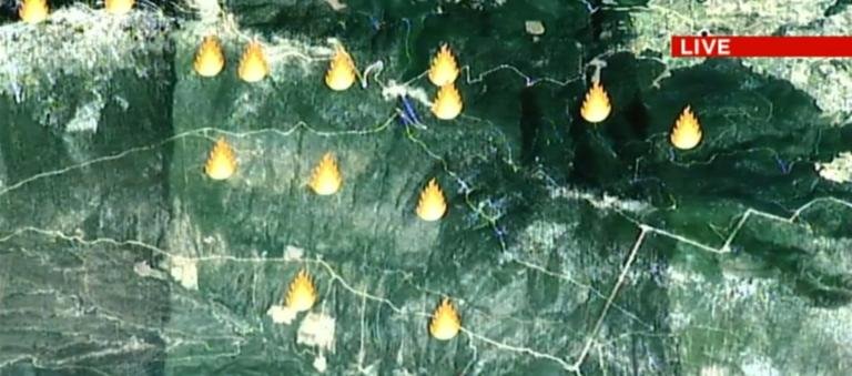 Από εκεί ξεκίνησαν οι φονικές φωτιές -Τι έδειξαν οι δορυφόροι [εικόνες] | iefimerida.gr 2