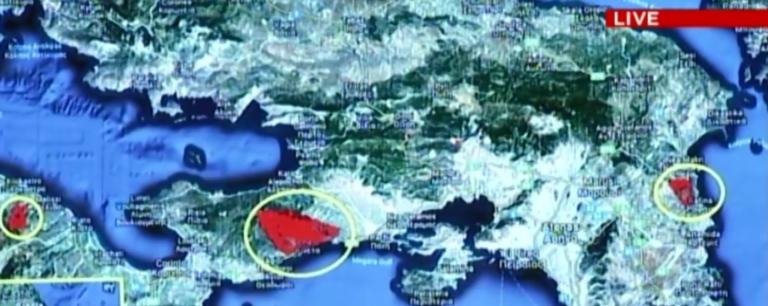 Οι εικόνες από το δορυφόρο