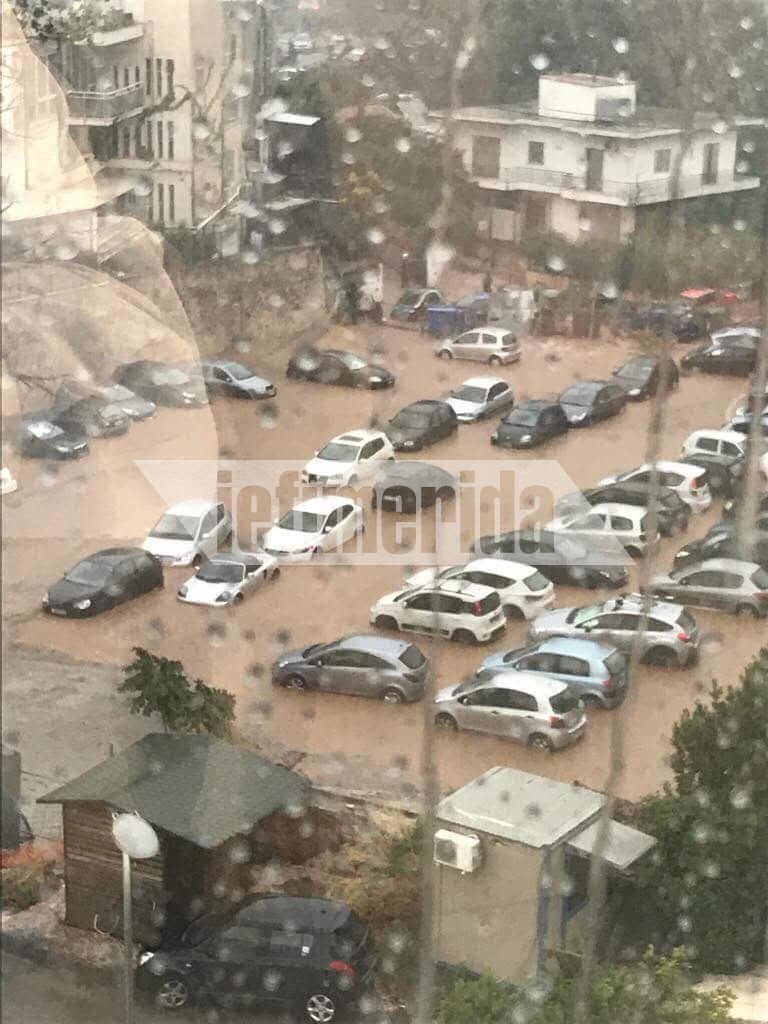 Το ίδιο σημείο λίγα λεπτά νωρίτερα