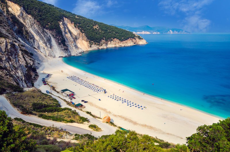Η παραλία του Μύρτου στην Κεφαλονιά