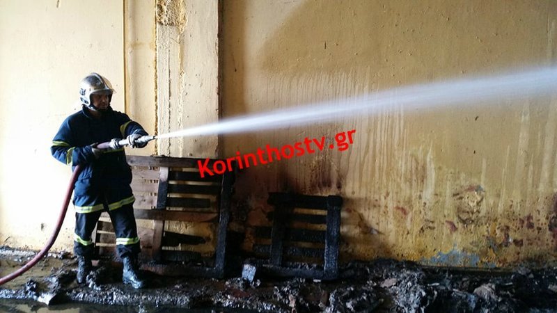 Μεγάλες ζημιές από τη φωτιά στο εργοστάσιο χαρτοβιομηχανίας στην Κόρινθο [εικόνες & βίντεο] | iefimerida.gr 1