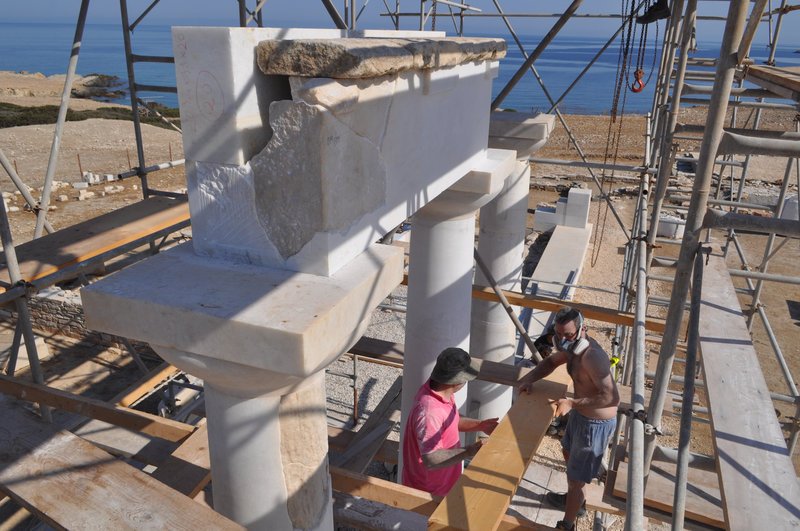 Η φετινή ανασκαφή επικεντρώθηκε στις περιοχές γύρω από το τέμενος και στα κτίρια Ζ και Ρ