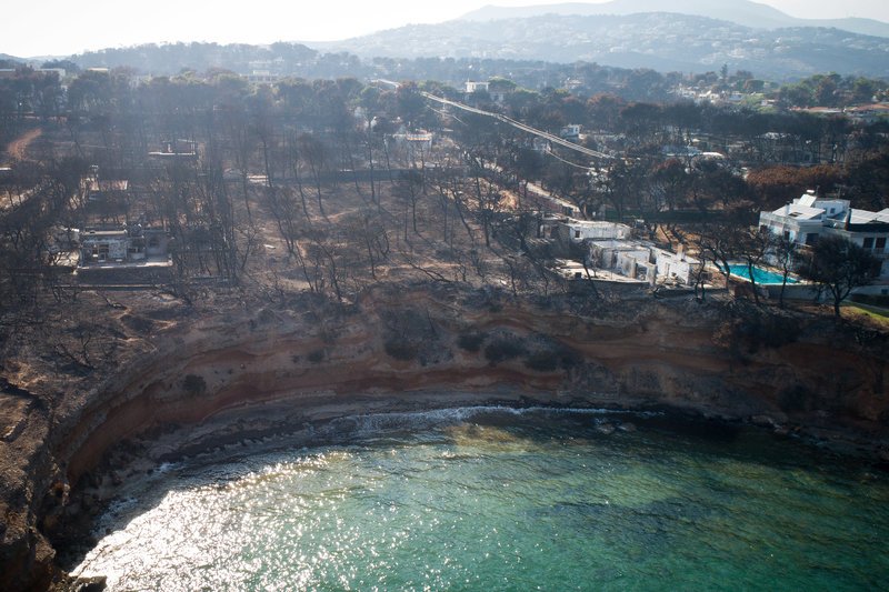 Η περιοχή στην Αργυρά Ακτή όπου 26 άνθρωποι κάηκαν ζωντανοί