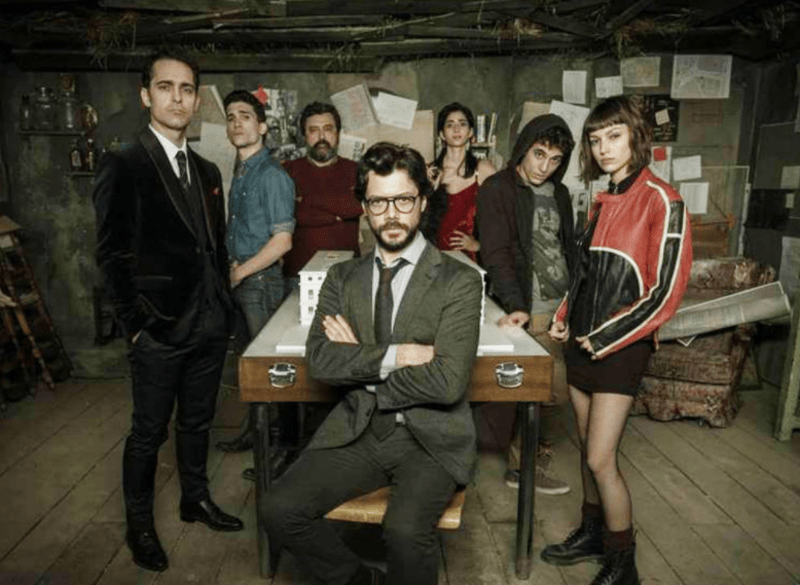 Οι ήρωες της σειράς La Casa de Papel (Φωτογραφία: Facebook)