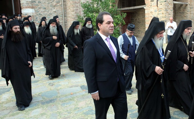 Ο διοικητής του Αγ. Ορους στην Ι. Μονή Ιβήρων για την Κοίμηση της Θεοτόκου [εικόνες] | iefimerida.gr 5