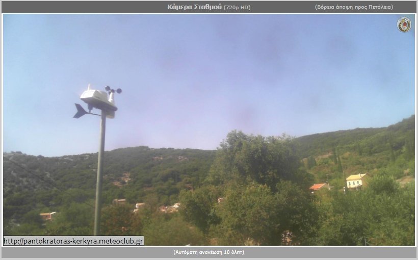 Ο μετεωρολογικός σταθμός.