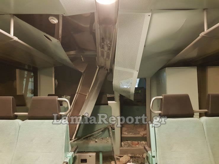 Εκτροχιασμός τρένου στη Λαμία -Αλλαξαν τις ράγες, έπεσε σε αποθήκη και τη διέλυσε [εικόνες & βίντεο]  | iefimerida.gr 6