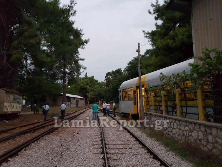 Εκτροχιασμός τρένου στη Λαμία -Αλλαξαν τις ράγες, έπεσε σε αποθήκη και τη διέλυσε [εικόνες & βίντεο]  | iefimerida.gr 8