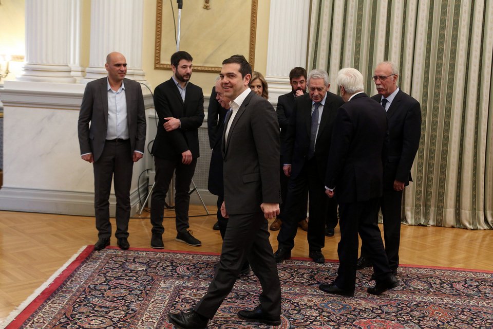 Χαμόγελα και πειράγματα λίγο πριν την ορκωμοσία