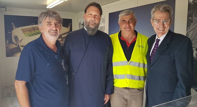 ΑΕΚ: Ο Πρέσβης των ΗΠΑ στα έργα για την «Αγιά Σοφιά» [εικόνες] | iefimerida.gr 0