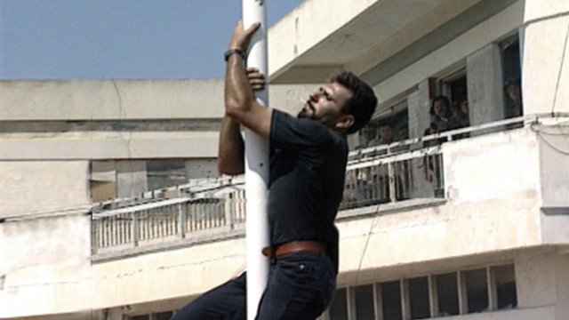 Ο Σολωμός Σολωμού πάνω στον ιστό