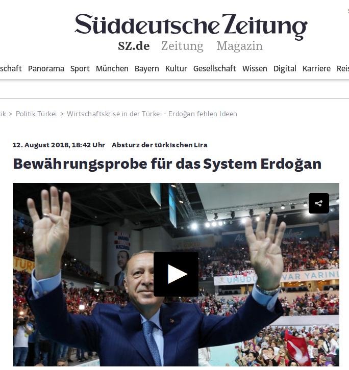 Ευρωπαϊκά ΜΜΕ για Ερντογάν: «Ο Σουλτάνος έχει χρεοκοπήσει» | iefimerida.gr 0