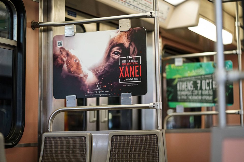 «Δες ποιον έφαγες σήμερα» -«Σκοτωμός» για την καμπάνια των Vegan στο Μετρό [εικόνες] | iefimerida.gr 4