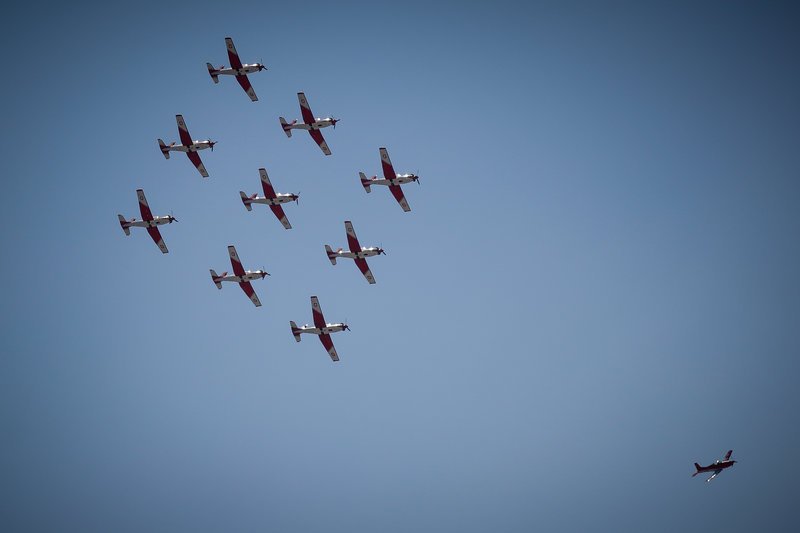 Μοναδικά καρέ: Αεροπλάνα σε σχηματισμούς πέρασαν... ξυστά από την Ακρόπολη [εικόνες] | iefimerida.gr 13