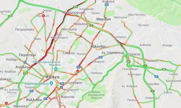 Μποτιλιάρισμα στην Εθνική Οδό: Ουρές 10 χλμ. λόγω τροχαίου | iefimerida.gr 0
