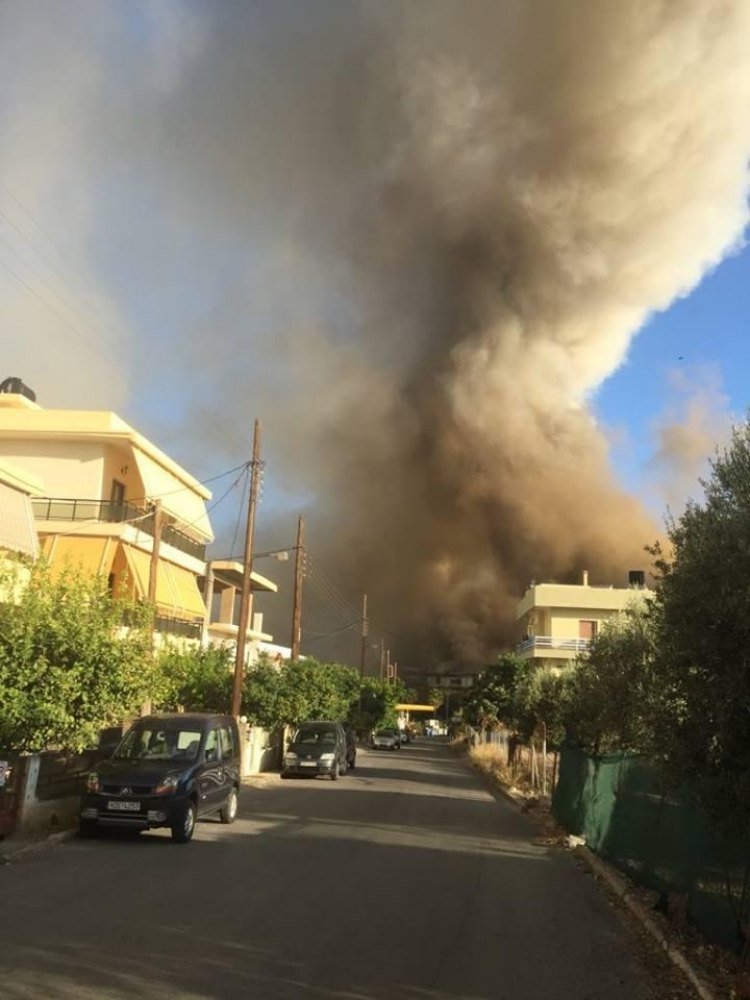 Μεγάλες καταστροφές από τη φωτιά στο Πανεπιστήμιο Κρήτης [εικόνες & βίντεο] | iefimerida.gr 11