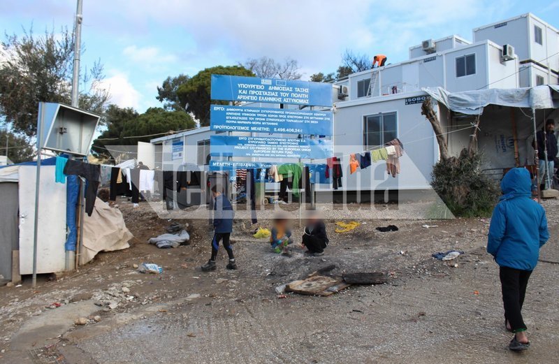 Δραματική εξακολουθεί να είναι η κατάσταση στο ΚΥΤ της Μόριας στη Λέσβο