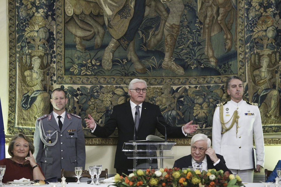 Η αντιφώνηση του Γερμανού Προέδρου Φ. Β. Σταϊνμάγερ -Φωτογραφία: George Vitsaras / SOOC