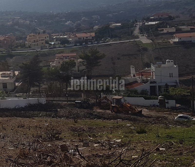 Αποψη από ττο σπίτι και τη γειτονιά του Ηλία Ψινάκη
