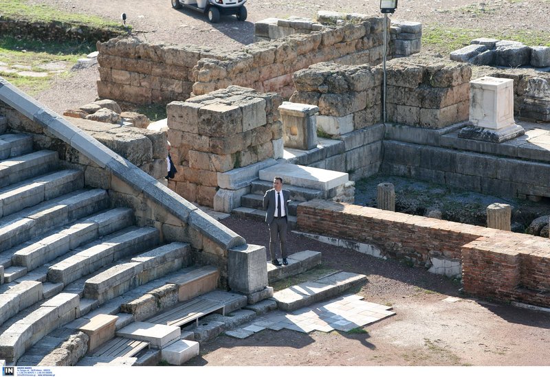 Στην αρχαία Μεσσήνη ο Σταϊνμάγερ -Τον ξενάγησαν στο Ασκληπιείο [εικόνες] | iefimerida.gr 3