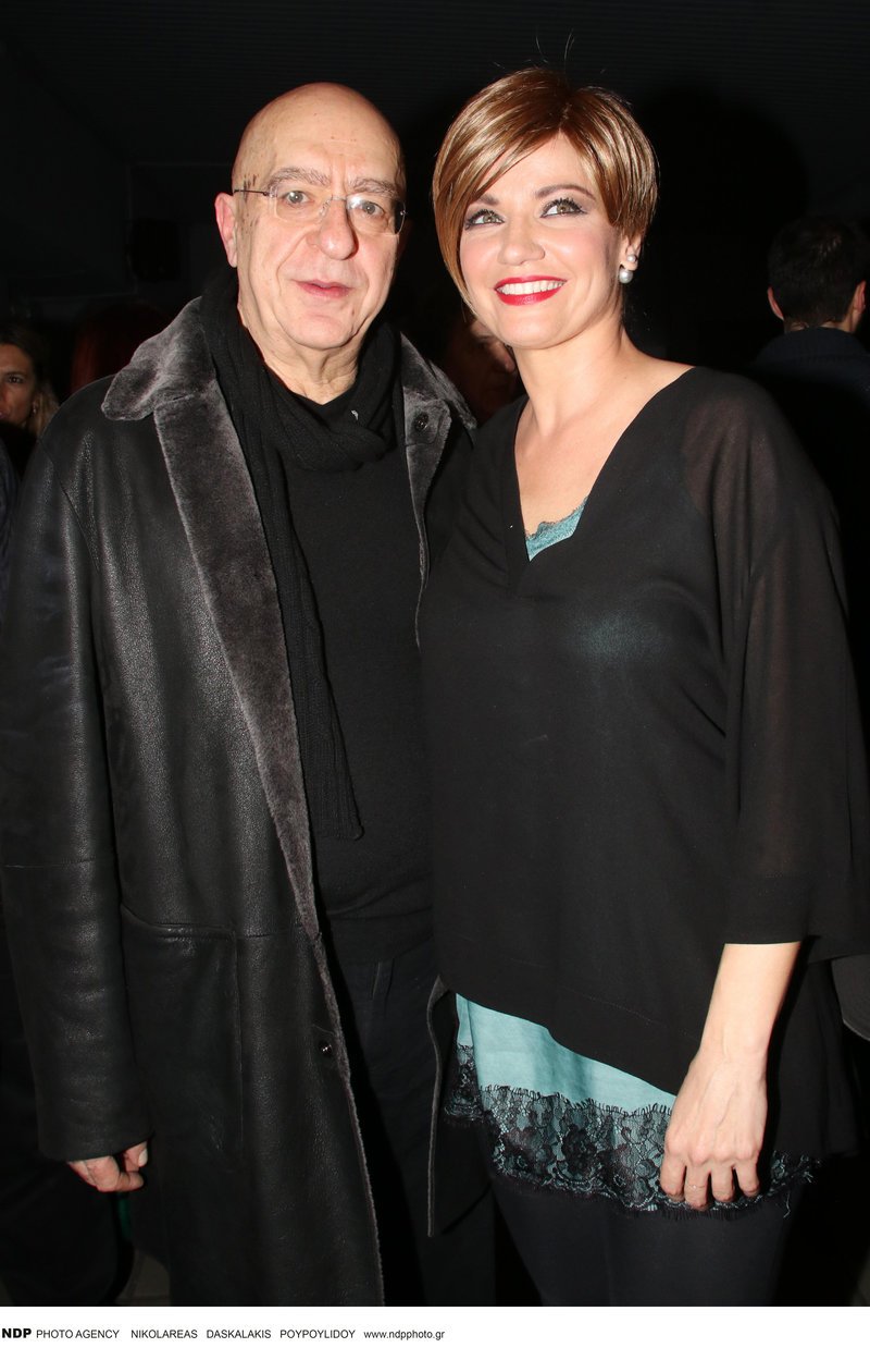 Ο Πάνος Κοκκινόπουλος με την Παναγιώτα Βλαντή