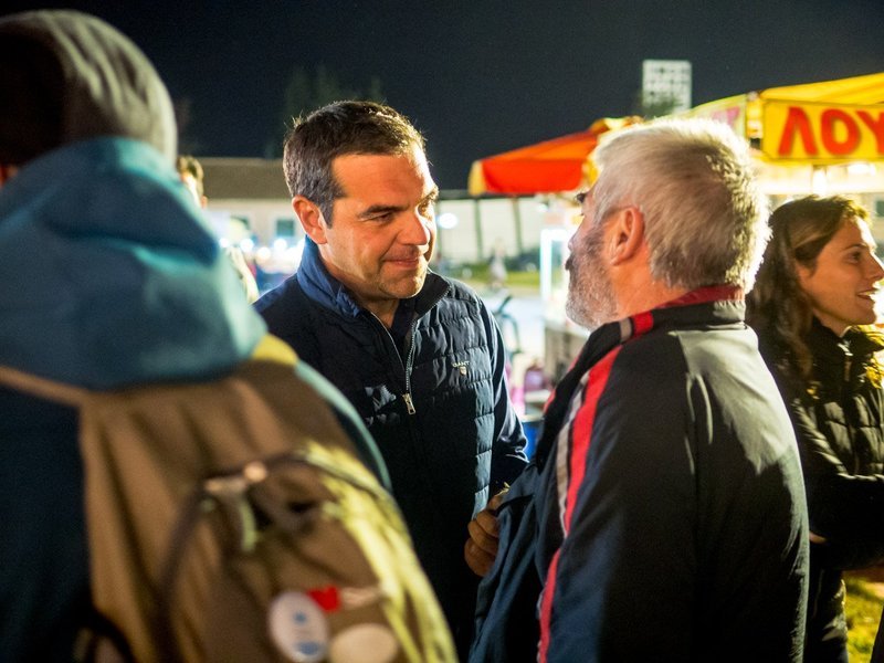 Ο Αλέξης Τσίπρας επισκέφθηκε το Φεστιβάλ Σπούτνικ χθες βράδυ, κατά την τρίτη ημέρα, λίγο πριν από την ολοκλήρωσή του