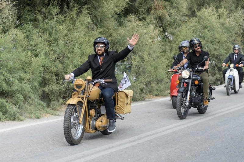 Παλιές κλασικές μηχανές στην πορεία