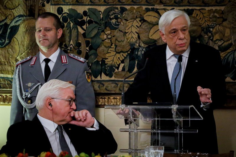 Ο ΠτΔ στην προσφώνηση του στο επίσημο δείπνο για τον Πρόεδρο της Γερμανίας