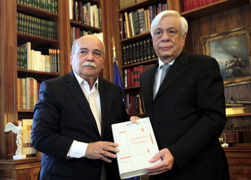Ο Φάκελος της Κύπρου θα παραδοθεί στον Πρωθυπουργό και στους πολιτικούς αρχηγούς- φωτογραφία eurokinissi