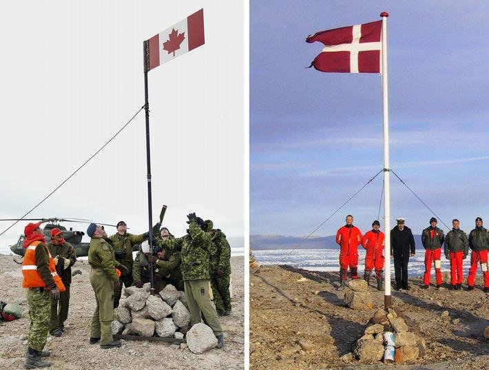 Τα «Ιμια» Καναδά και Δανίας -Ο απίστευτος «πόλεμος του ουίσκι» στη βραχονησίδα Χανς | iefimerida.gr 1