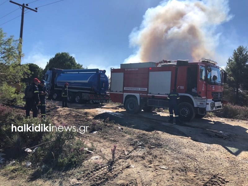 Ανεξέλεγκτη η πυρκαγιά στη Σιθωνία Χαλκιδικής -3 χλμ. μέτωπο φωτιάς [εικόνες & βίντεο] | iefimerida.gr 1