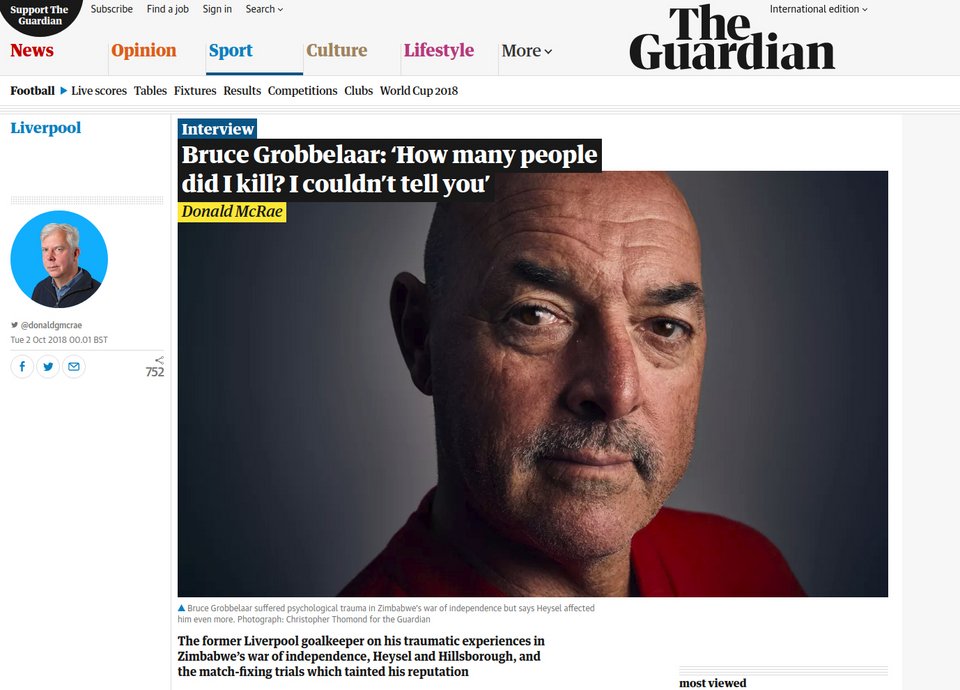 Η συνέντευξη του στον Guardian