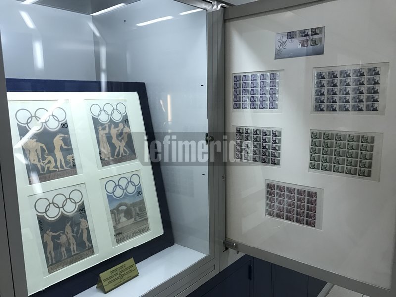 Μεγάλη και εντυπωσιακή η συλλογή με τα γραμματόσημα των Ολυμπιακών Αγώνων. Αλλωστε, ξεκίνησε από την Αθήνα το 1896