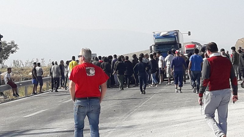 Οι πρόσφυγες διαμαρτύρονται για τις συνθήκες διαβίωσης στον καταυλισμό