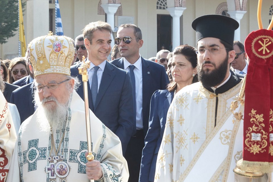 Ο Κυριάκος Μητσοτάκης σε περιοδεία στην Κεφαλονιά