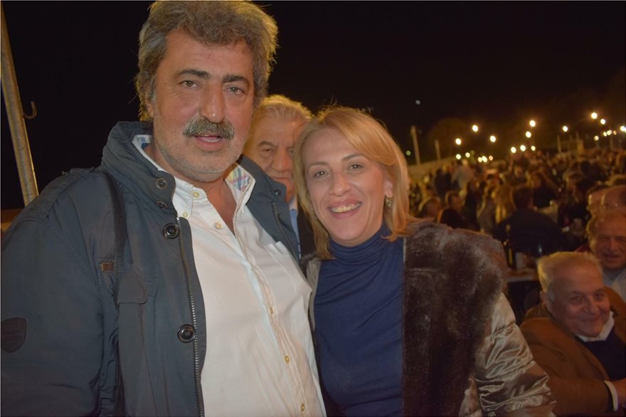 Παύλος Πολάκης, Ρένα Δούρου και στο βάθος ο Αλέκος Φλαμπουράρης