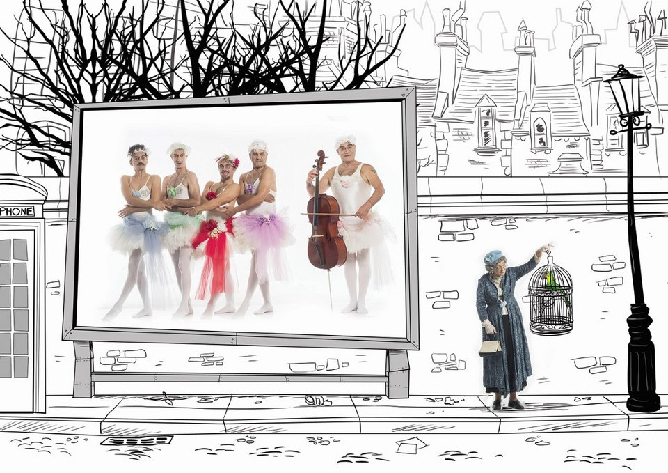 Παίζουν: Θανάσης Τσαλταμπάσης, Γιάννης Μποστάτζογλου, Αγορίτσα Οικονόμου, Κώστας Αποστολάκης, Στέλιος Πέτσος, Κώστας Φλωκατούλας και Στέλιος Ιακωβίδης