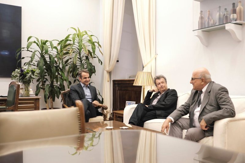 Κυριάκος Μητσοτάκης, Πέτρος Τατσόπουλος και Αντώνης Πανούτσος