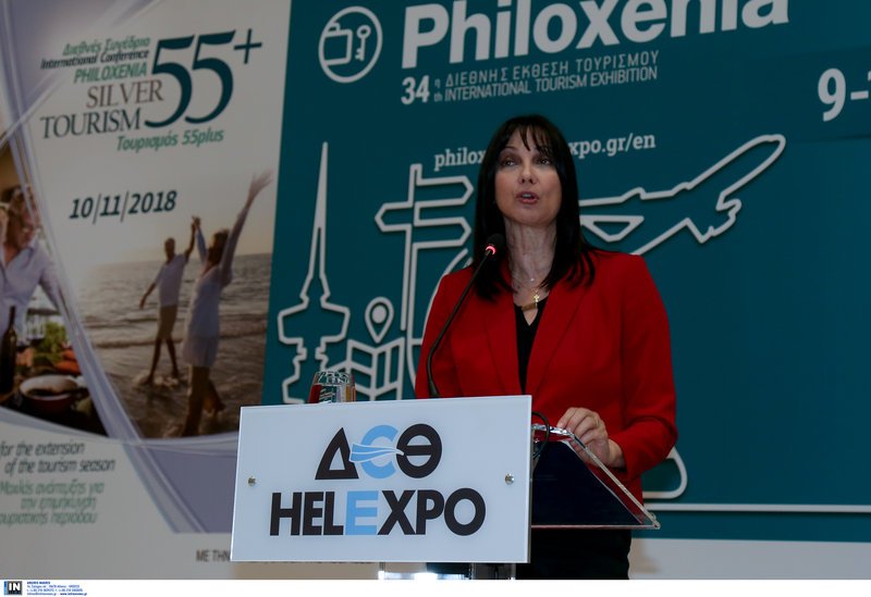 Νέο ρεκόρ αφίξεων που αγγίζει τα 33 εκατομμύρια διεθνείς επισκέπτες το 2018 ανακοίνωσε η υπουργός Τουρισμού Έλενα Κουντουρά -Φωτογραφία: Intimenews/ΜΩΥΣΙΑΔΗΣ ΓΙΑΝΝΗΣ