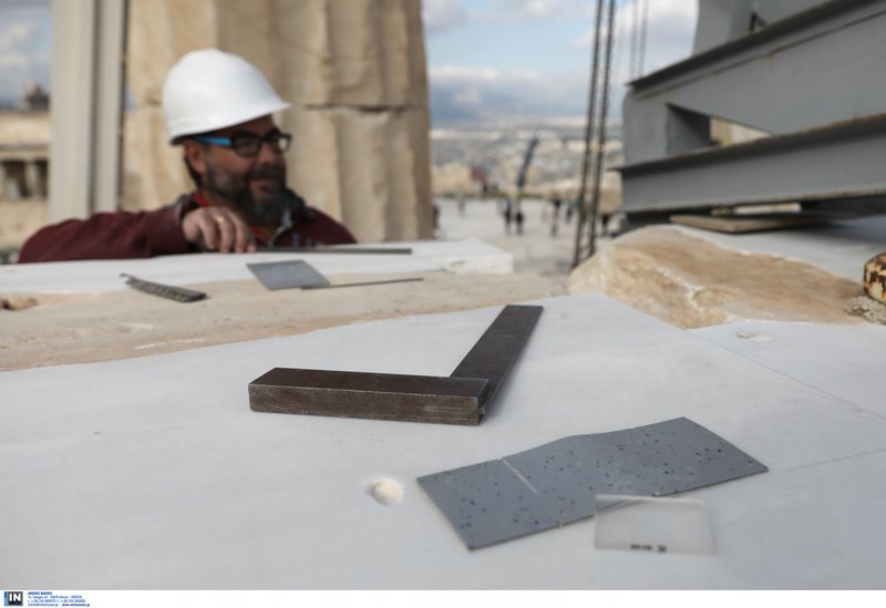 Δείτε φωτογραφίες από τα έργα συντήρησης στον Ιερό Βράχο της Ακρόπολης -Πού γίνονται παρεμβάσεις [εικόνες] | iefimerida.gr 17