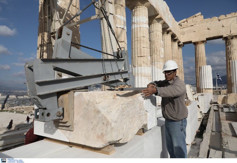 Δείτε φωτογραφίες από τα έργα συντήρησης στον Ιερό Βράχο της Ακρόπολης -Πού γίνονται παρεμβάσεις [εικόνες] | iefimerida.gr 14