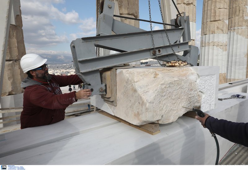 Δείτε φωτογραφίες από τα έργα συντήρησης στον Ιερό Βράχο της Ακρόπολης -Πού γίνονται παρεμβάσεις [εικόνες] | iefimerida.gr 12